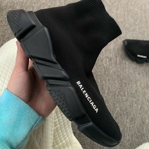 Balenciaga Speed Sneakers in Black size 8